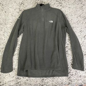 The North Face fleece 1/4 Quarter zip top TNF sz XL